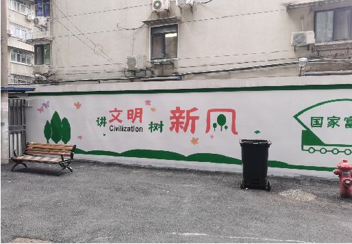 新蔡社区墙绘